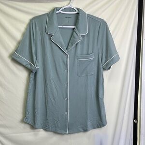 Women's Bamboo Stretch-Knit Short Sleeve Pajama Top - Brook